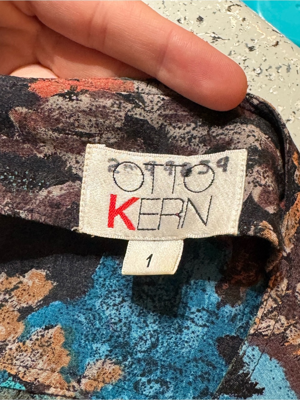 Women's Multi-Color Patterned Button-Up Shirt - Picture 8 of 9